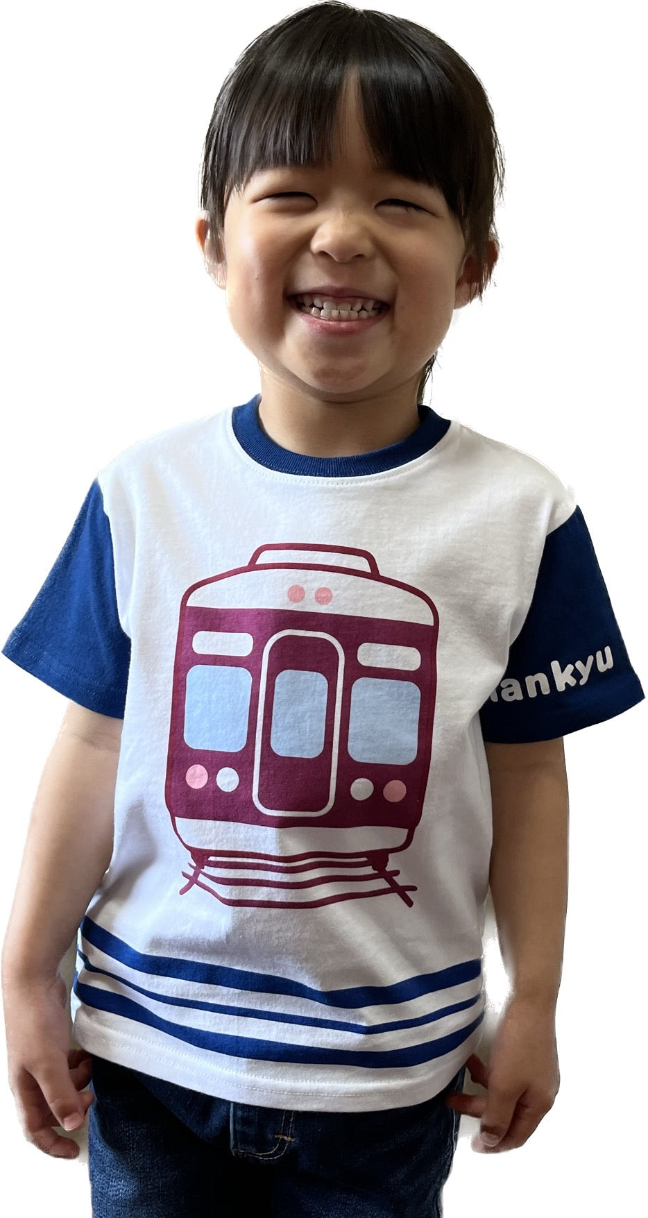 キッズTシャツ（電車正面） – HANKYU DENSHA SHOP