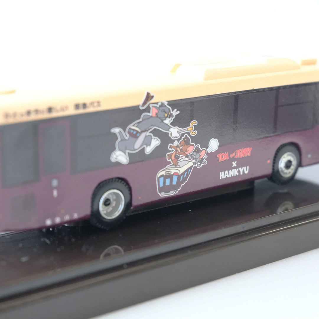 【先着順販売】「トムとジェリー×阪急電車」コラボラッピングバス1/80ディスプレイモデル 7120号車（伊丹）